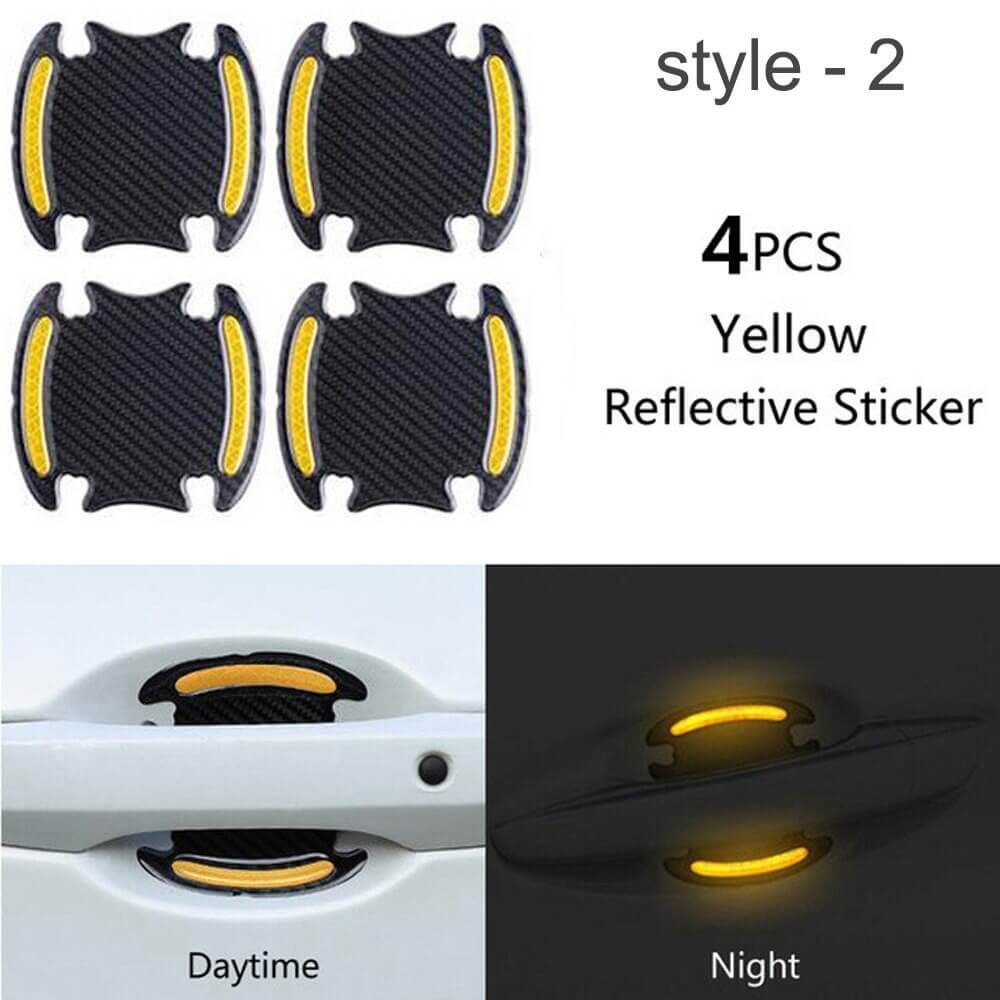 Universal Car Door Handle Anti-Scratch Protector (Glows in the dark) - zankuly