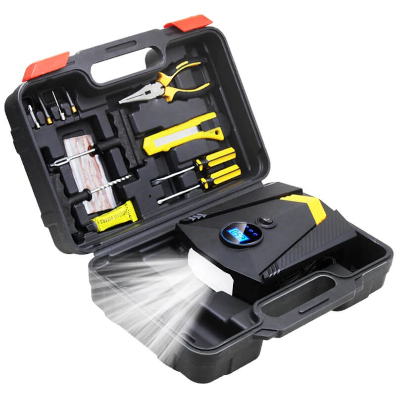 Portable Tire Air Compressor (with tools set)